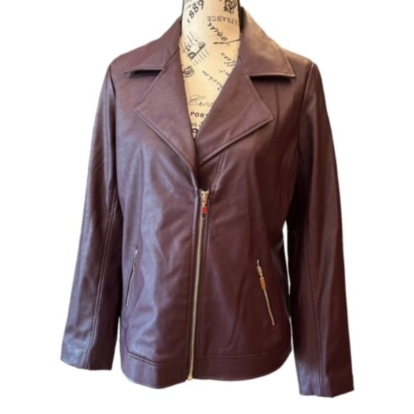 Chico's Plum Jacket - Picture 1 of 3